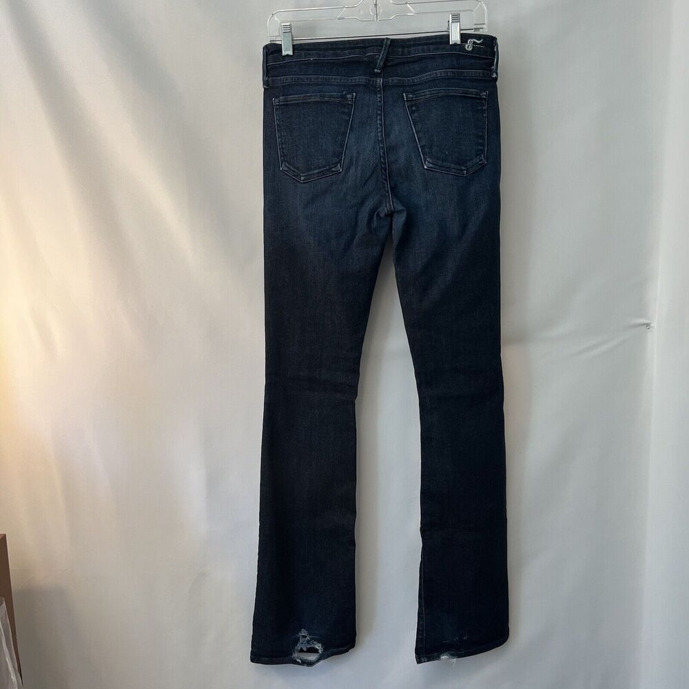 Earnest Sewn Womens Jeans 29 Hefner Blue Dark Wash Bootcut Cotton - Picture 3 of 8